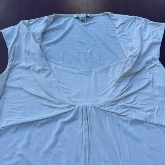 Banana Republic Women's White Stretch Top - Size Large - Picture 3 of 4